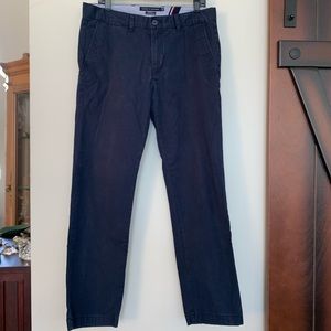 Navy blue chino pants